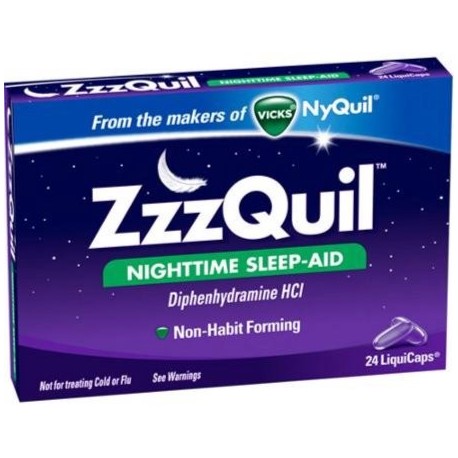 ZzzQuil sueño nocturno-Aid, LiquiCaps 24 ea (paquete de 6)