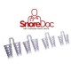 SnoreDoc (TM) Lucha contra el ronquido nasal Vents - Alivio del ronquido natural e Instant - dejar de roncar ayuda del sueño - 