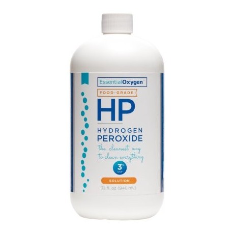 Essential Oxygen 3% de la categoría alimenticia de peróxido de hidrógeno 32 oz