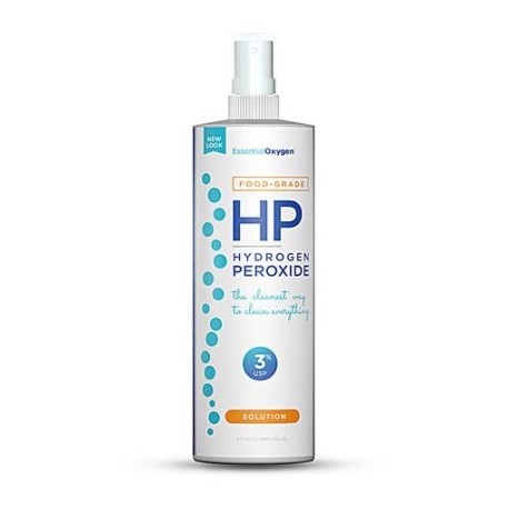 Essential Oxygen 3% de hidrógeno de grado alimenticio peróxido de 8 fl oz