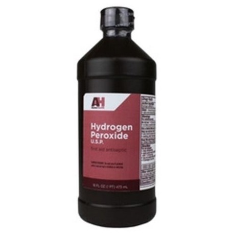  AH-30002H-24 Peróxido de hidrógeno 16 oz Botella - 24 en el asunto