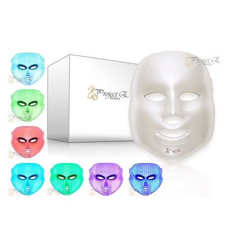 Tratamiento de la Piel de luz LED de color de fotones terapia de rejuvenecimiento 7 blanquea la máscara de belleza diario Cuida