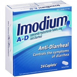 2 Paquete Imodium antidiarreicos Clorhidrato de loperamida 24 Caplets Cada