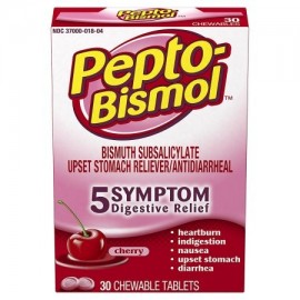 Síntoma 5 digestivo Alivio de Medicina malestar estomacal y diarrea Alivio sabor a cereza ... buque de EE.UU. marca Pepto Bismo
