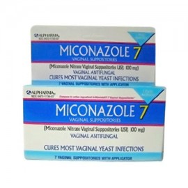 Miconazol 7 días supositorios vaginales 100 Mg - 7 Ea