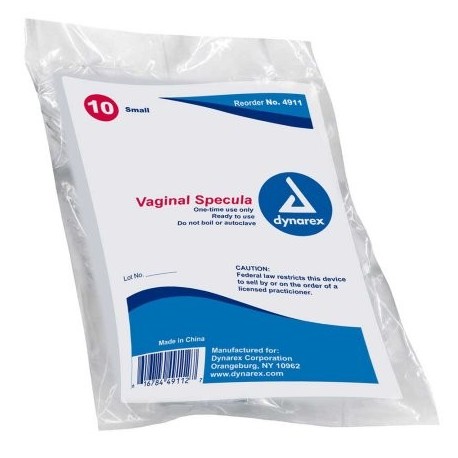Dynarex Espéculo vaginal desechable Grande (10 - paquete)
