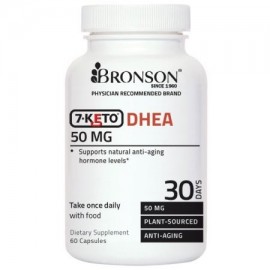 Bronson 7-Keto DHEA 25 mg validado clínicamente aumentar el metabolismo 60 Cápsulas
