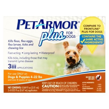PetArmor Plus perro 4-22 lb