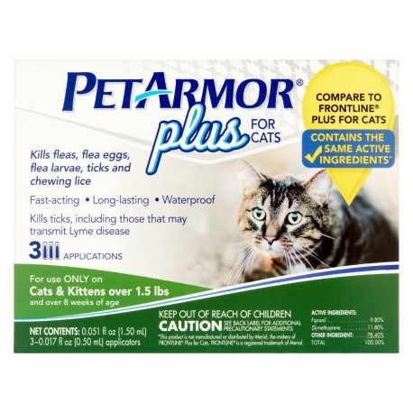 PetArmor Plus para Gatos 3 ct