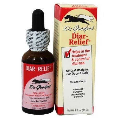 Dr. Goodpet - Diar-Alivio homeopática Fórmula para perros y gatos - 1 oz