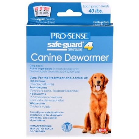 Acuicultura salvaguardar los 4 canina Antihelmíntico 4g 3-Pack