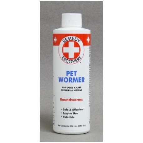 Remedio Cardinal Laboratories - Recuperación Wormer mascotas 8 oz botella