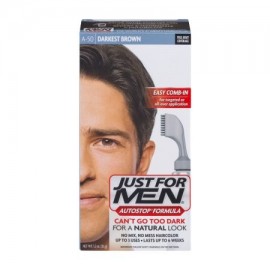 Just For Men AutoStop Fórmula Fácil Peine-A50 en Color de pelo Brown más oscuro 1.2 OZ