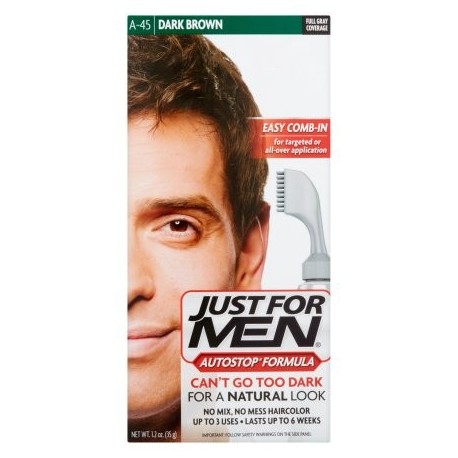 Just For Men Autostop Fórmula oscuro Marrón A-45 Color del pelo 1.2 oz