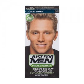 Just For Men fórmula original Fácil Lather-In Color de pelo H-25 Castaño claro 10 KIT DE