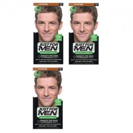 Just For Men Shampoo-en Color de pelo Ash Brown H-20 1 Aplicación (Pack de 3)