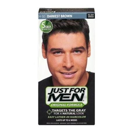 Just For Men Color de pelo champú Brown más oscuro