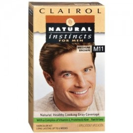 NATURAL INSTINCTS Color de pelo para los hombres M11 Medium Brown 1 Cada