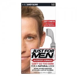 Just For Men AutoStop Fórmula Fácil Comb-en Haircolor A10 de arena rubio 1.2 OZ