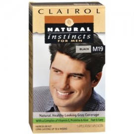 NATURAL INSTINCTS Color de pelo para los hombres Negro M19 1 Cada