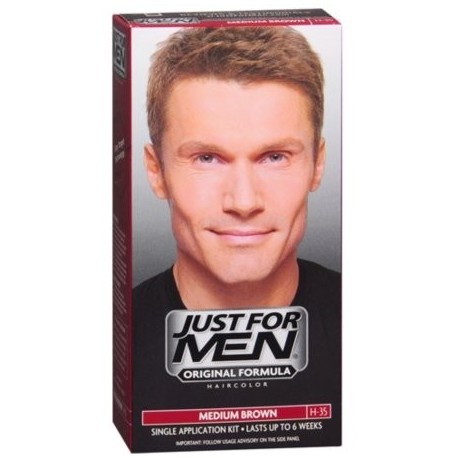 Just For Men Color de pelo Brown medio 35 1 ea (Pack de 2)