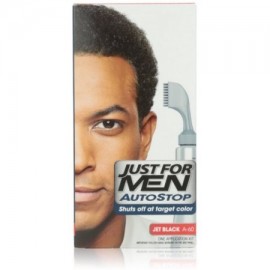 Just For Men AutoStop Foolproof Color de pelo Jet Negro A-60 1 ea (Pack de 4)