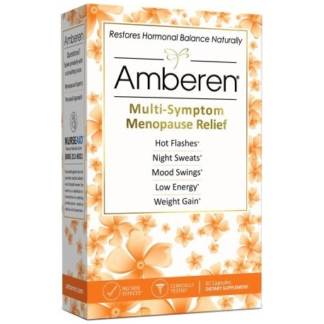 Alivio de la menopausia Amberen suplemento dietético 60 ct