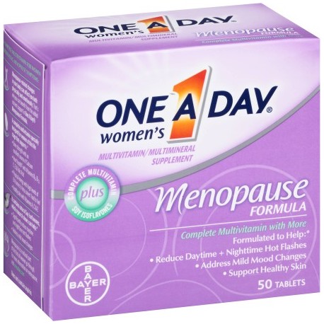 One A Day Menopausia Fórmula de multivitaminas - multiminerales Suplemento 50 ct