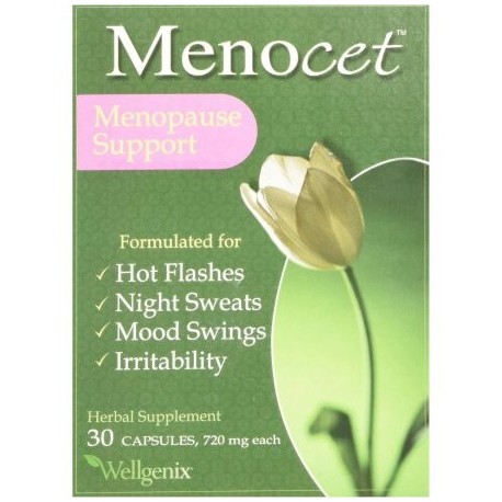 HEAVEN SENT NATURALS Menocet Adstringo VTS menopausia textuales 30 CT