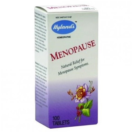 Hyland's menopausia tabletas natural homeopático El alivio de los síntomas de la menopausia 100 Conde