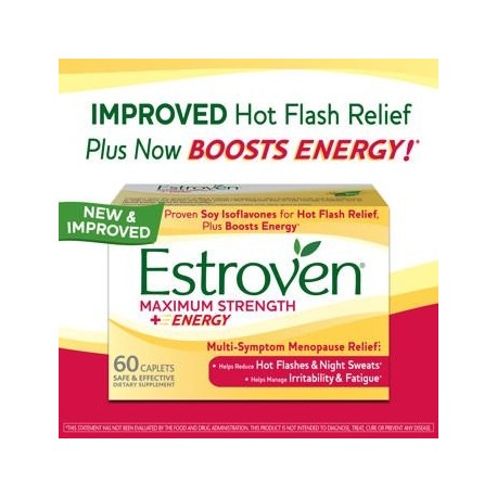 Estroven Concentración máxima Uno por día 60 cápsulas multistrain Amerifit Menopausia Cohosh Negro Count Fórmula Máxima Es