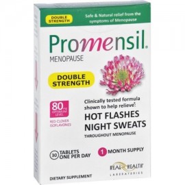 Real Health Laboratories Promensil menopausia Doble Fuerza sofocos y sudores nocturnos Tablets 30 EA (paquete de 4)