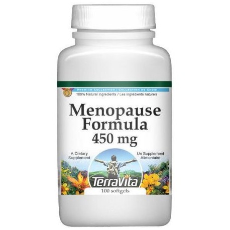 Menopause Formula - sauzgatillo Cohosh Negro Cramp Bark y más - 450 mg (100 cápsulas ZIN- 516749)