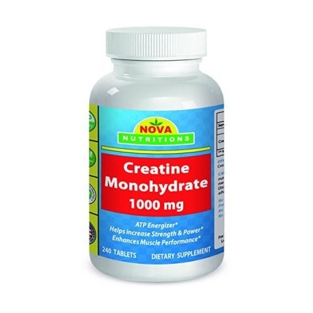 Nova Nutritions monohidrato de creatina 1000 mg 240 Tablets