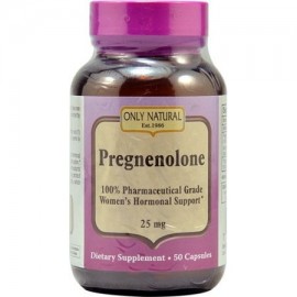 ONLY NATURAL Pregnenolone - 25 mg - 50 Cápsulas