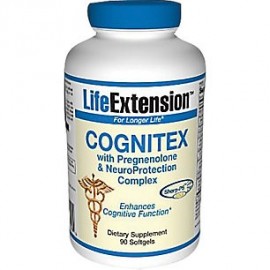 Cognitex con pregnenolona y Cerebro Escudo Life Extension 90 Caps