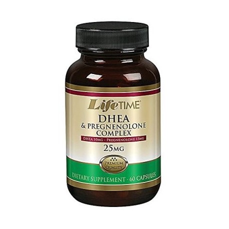 Lifetime - DHEA pregnenolona ​​Cápsula (BTL-Glass) 60 tabletas de 15 mg