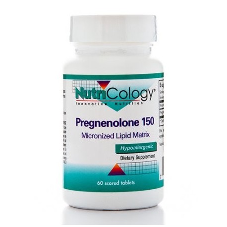 Pregnenolone 150 mg Micronized Lipid Matrix - 60 Scored Tablets by Nutricology