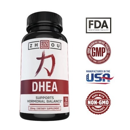 DHEA 50 mg Suplemento Para apoyar los niveles de hormonas balanceadas para los hombres y de las mujeres promover niveles de