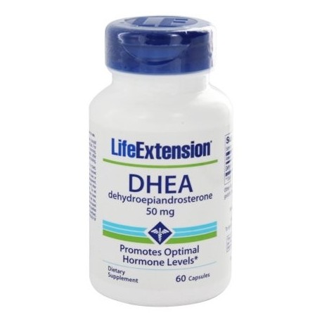 Life Extension - DHEA dehidroepiandrosterona 50 mg. - 60 Cápsulas