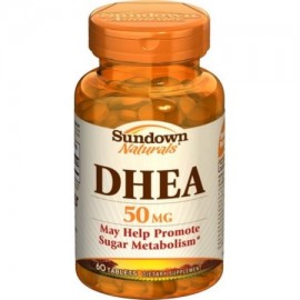 Sundown Naturals DHEA 50 mg Tablets 60 Tablets (Pack of 2)