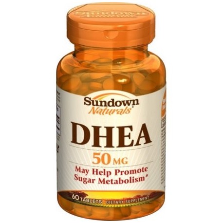 Sundown Naturals DHEA 50 mg Tablets 60 Tablets (Pack of 2)