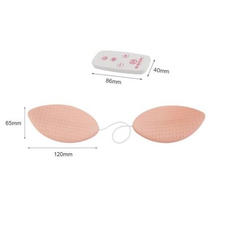 Ampliación de mama Enhancer Grow inalámbrica Con esencial de dispositivos vibradores del petróleo