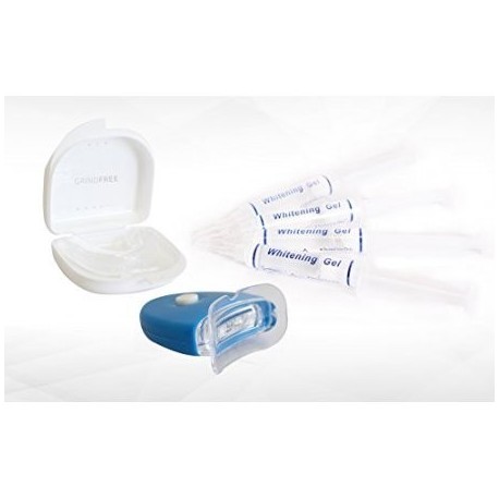 Blanqueamiento de dientes kit 5 jeringas de gel con la bandeja y la luz LED