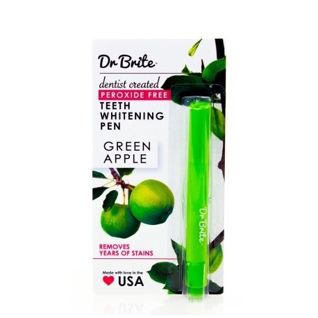Dr. Brite Dientes de peróxido-libres que blanquean la pluma manzana verde
