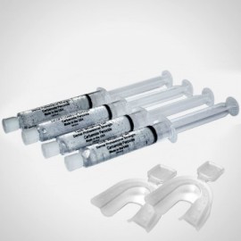 4 Always White Blanqueamiento de dientes 35% de gel de jeringas- El blanqueo que blanquea gel- - 2 gratis bandejas de
