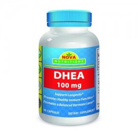 Nova Nutritions DHEA 100mg 60 Cápsulas Suplemento - Compatible con los niveles de hormonas balanceadas para los hombres y de la