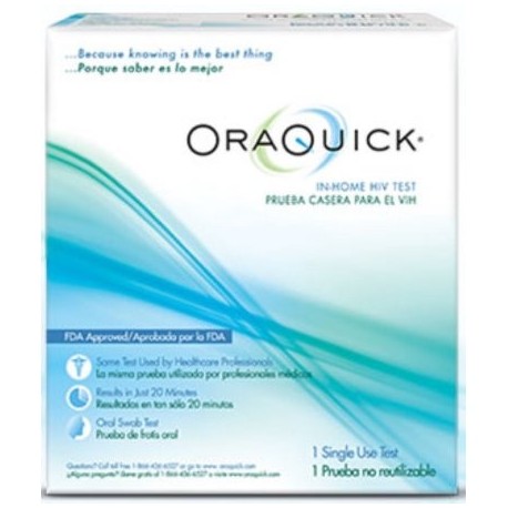 Prueba de VIH en Inicio buque de EE.UU. marca OraQuick