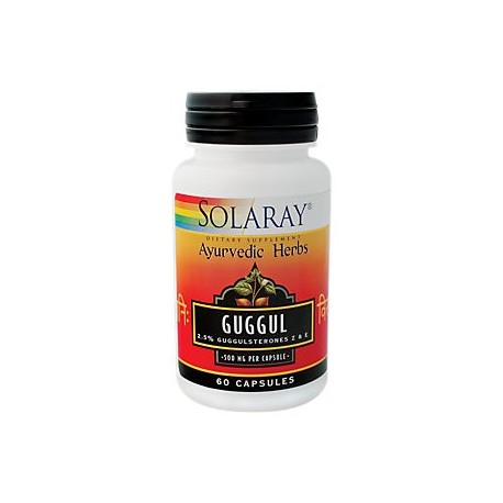 Guggul 500 mg Por Solaray - 60 Cápsulas