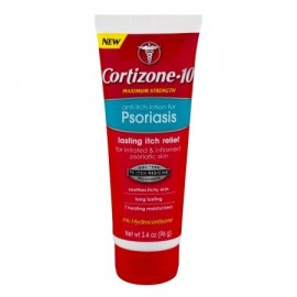 Cortizone 10 Fuerza máxima de 1% de hidrocortisona Anti-Itch Loción para la psoriasis 34 oz